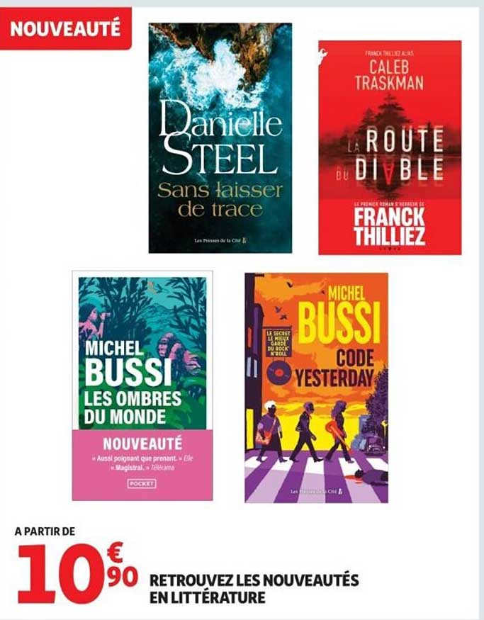 RETROUVEZ LES NOUVEAUTÉS EN LITTÉRATURE
