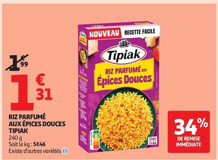 RIZ PARFUMÉ AUX ÉPICES DOUCES TIPIAK