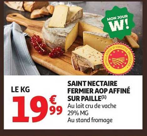 SAINT NECTAIRE FERMIER AOP AFFINÉ SUR PAILLE(1)