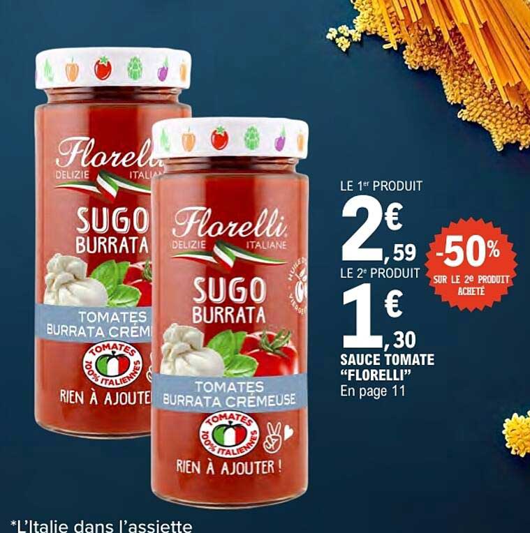 SAUCE TOMATE “FLORELLI”