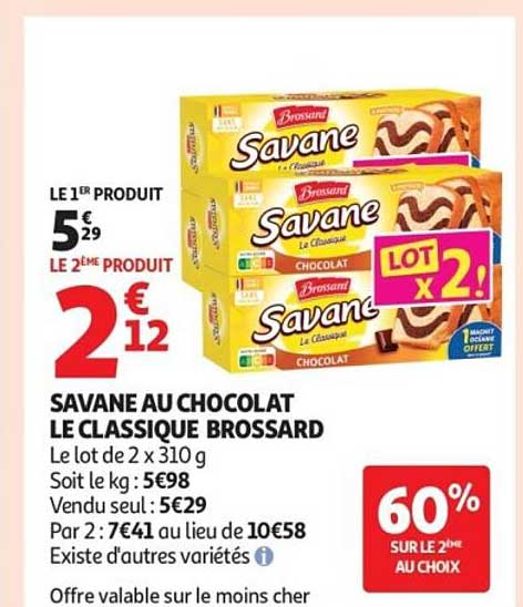 SAVANE AU CHOCOLAT LE CLASSIQUE BROSSARD