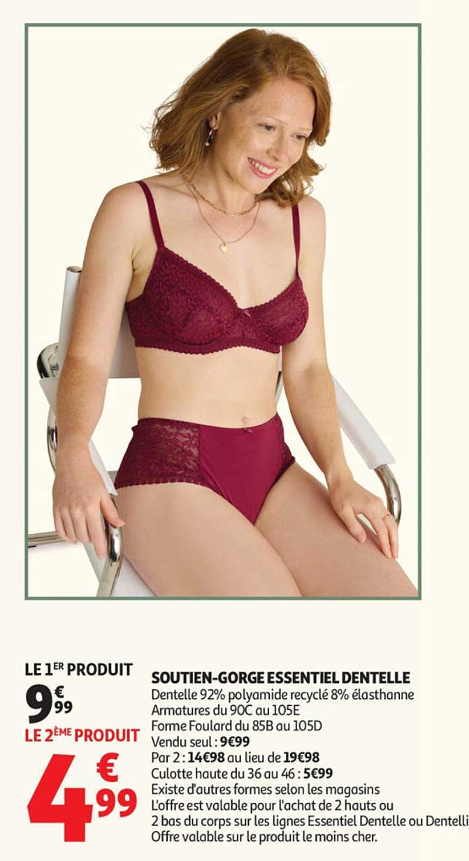 SOUTIEN-GORGE ESSENTIEL DENTELLE