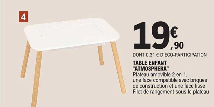 TABLE ENFANT "ATMOSPHERA"