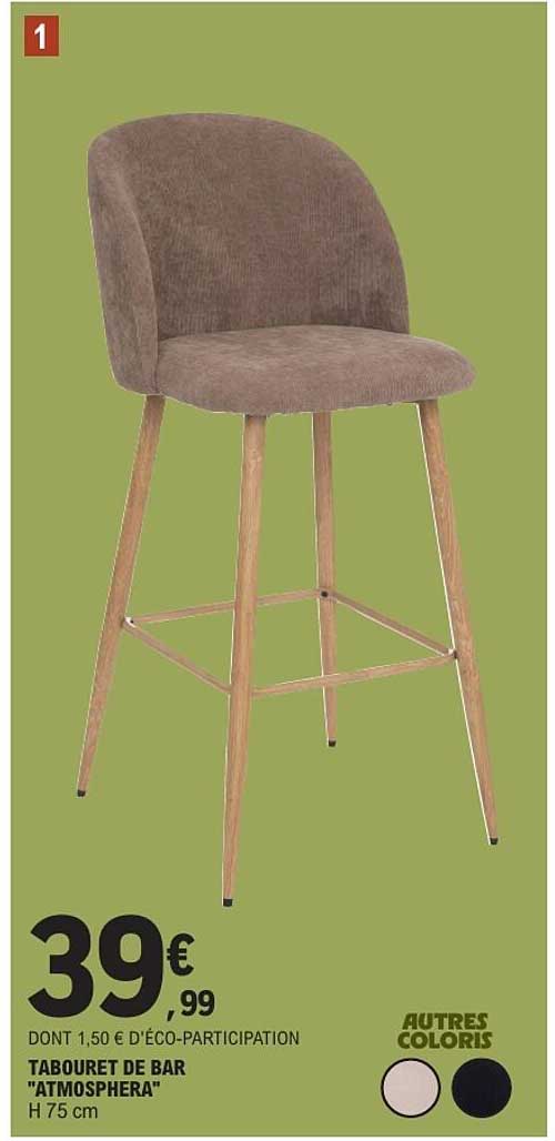 TABOURET DE BAR "ATMOSPHERA"