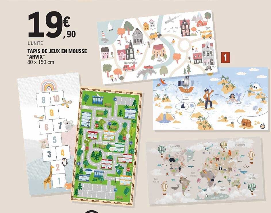 TAPIS DE JEUX EN MOUSSE "ARVIX"