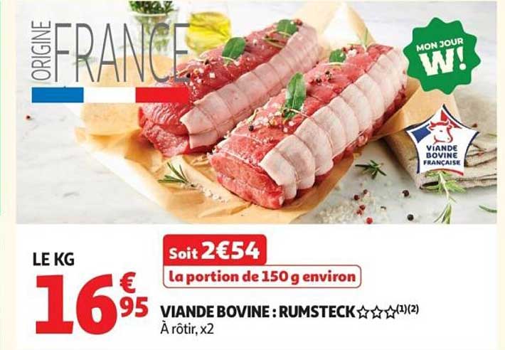 VIANDE BOVINE : RUMSTECK
