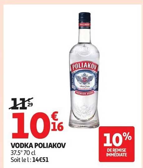 VODKA POLIAKOV 37.5° 70 cl