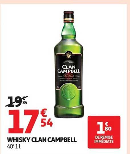 WHISKY CLAN CAMPBELL 40° 1 l