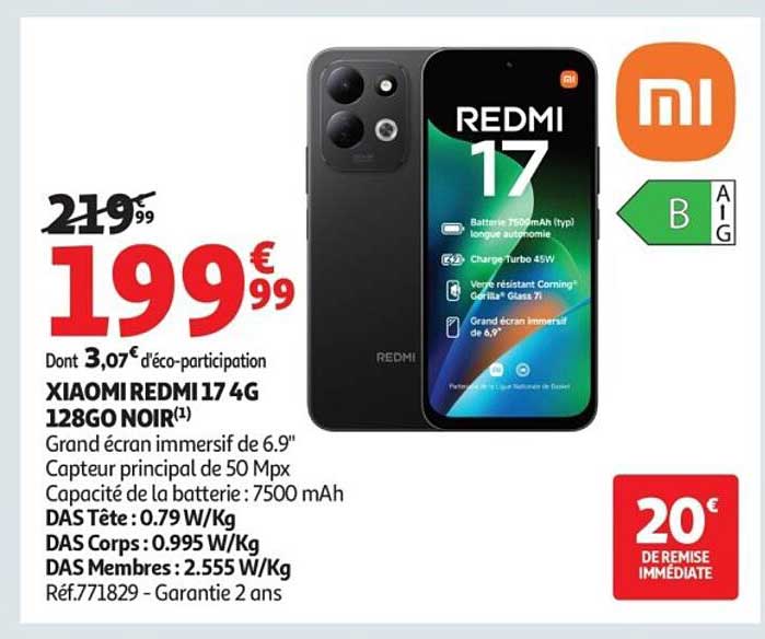 XIAOMI REDMI 17 4G 128GO NOIR(1)