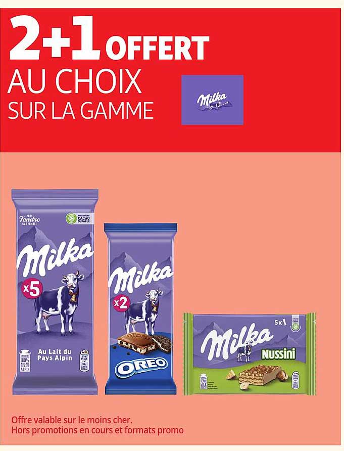 2+1 OFFERT AU CHOIX SUR LA GAMME