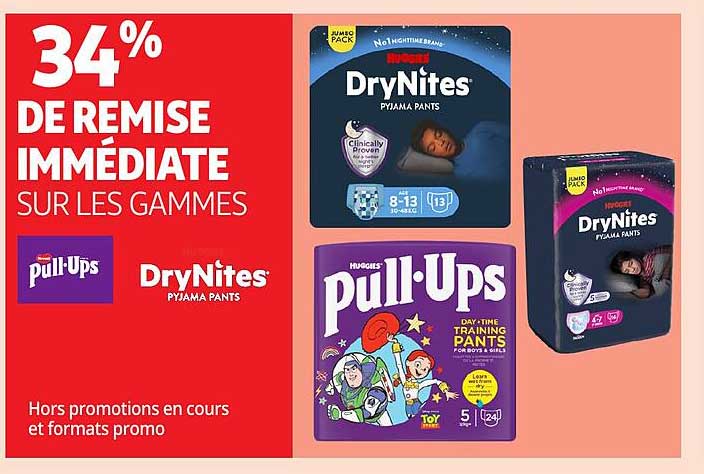 34% DE REMISE IMMDIATTE SUR LES GAMMES
