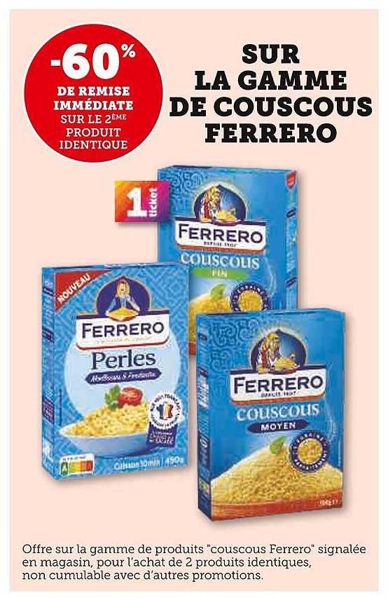 -60% DE REMISE IMMEDIATE SUR LE 2ème PRODUIT IDENTIQUE