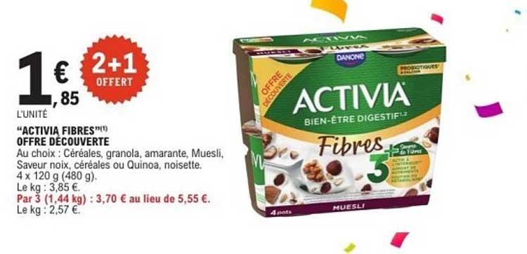 "ACTIVIA FIBRES" - OFFRE DÉCOUVERTE