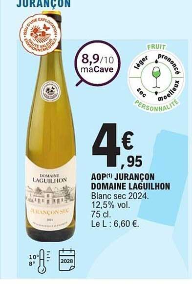 AOP Jurançon Domaine Laguilhon