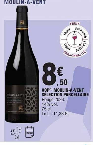AOP Moulin-à-Vent Sélection Parcellaires Rouge 2023