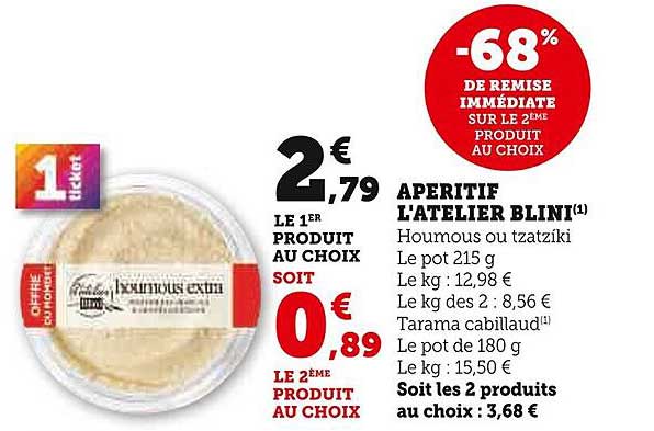 APÉRITIF L'ATELIER BLINI