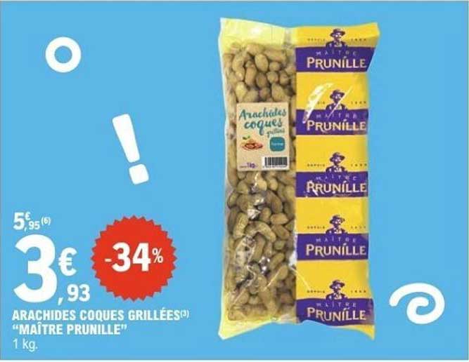 Arachides Coques Grillées "Maître Prunille"