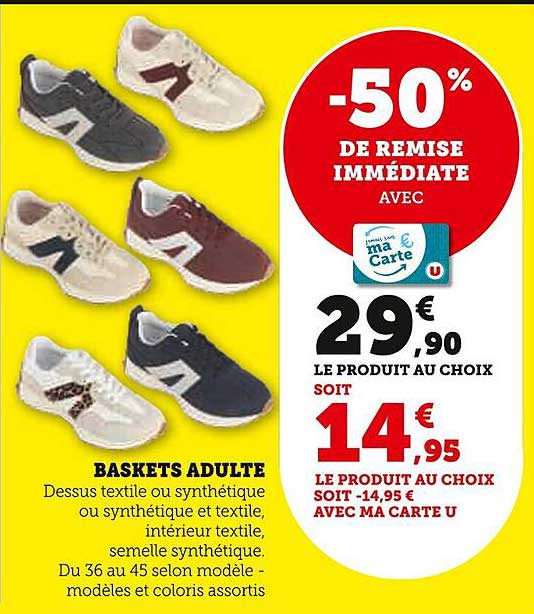 BASKETS ADULTE