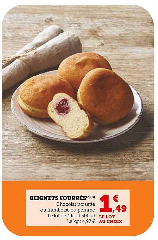 BEIGNETS FOURRÉS