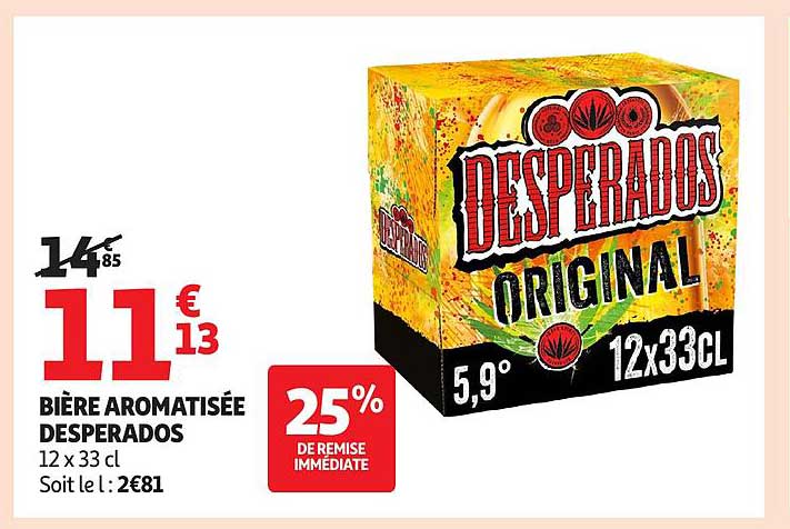 BIÈRE AROMATISÉE DESPERADOS