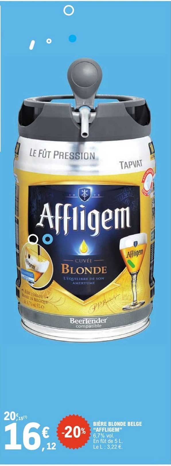 BIÈRE BLONDE BELGE "AFFLIGEM"