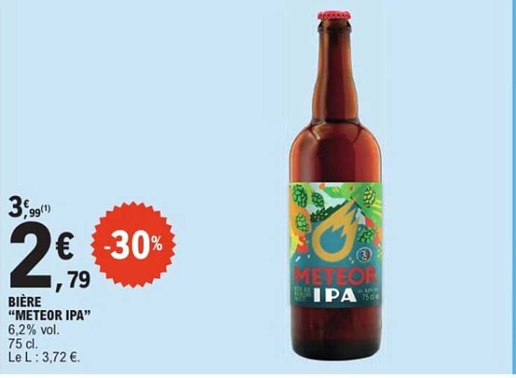 BIÈRE “METEOR IPA”