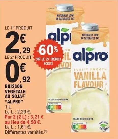 Boisson végétale au soja "ALPRO"