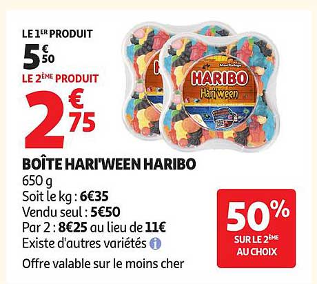 BOÎTE HARI'WEEN HARIBO