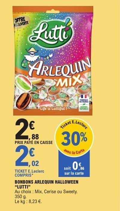 BONBONS ARLEQUIN HALLOWEEN "LUTTI"