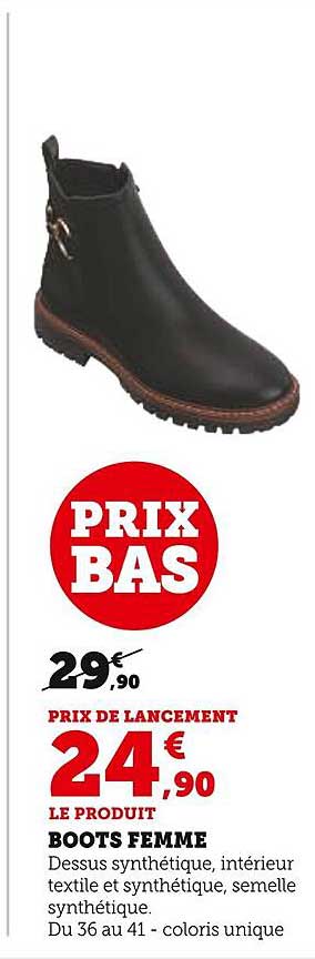 BOOTS FEMME