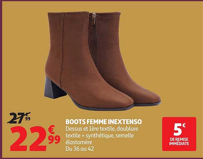BOOTS FEMME INEXTENSO