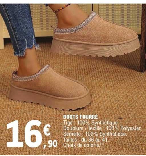 BOOTS FOURRÉ
