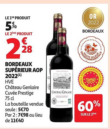 BORDEAUX SUPÉRIEUR AOP 2022