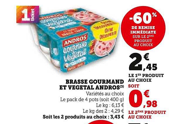 BRASSE GOURMAND ET VEGETAL ANDROS