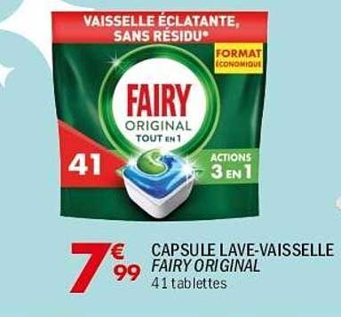 CAPSULE LAVE-VAISSELLE FAIRY ORIGINAL
