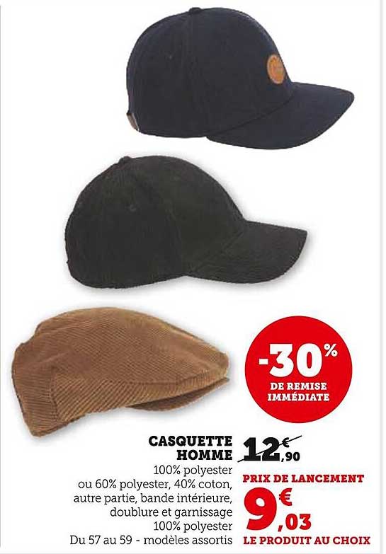 CASQUETTE HOMME