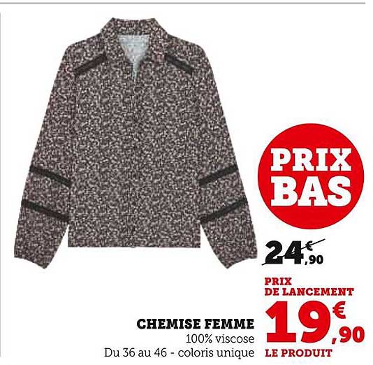 CHEMISE FEMME