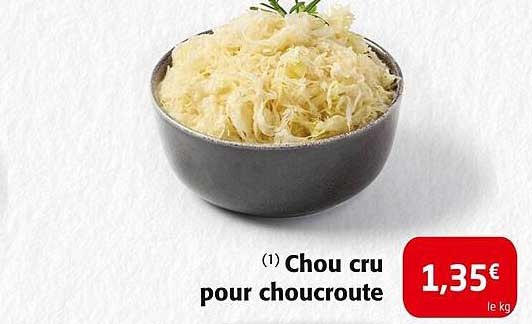 Chou cru pour choucroute