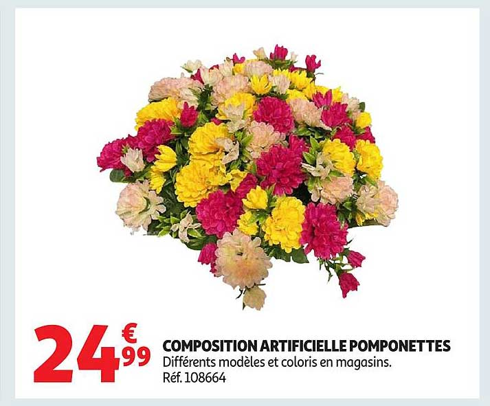 COMPOSITION ARTIFICIELLE POMPONETTES