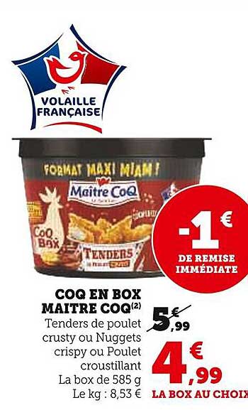 COQ EN BOX MAÎTRE COQ