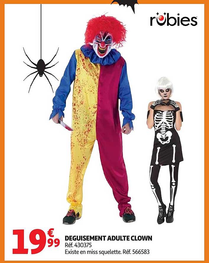 DEGUISEMENT ADULTE CLOWN