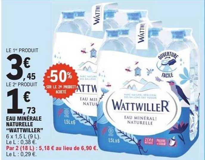 EAU MINÉRALE NATURELLE “WATTWILLER”