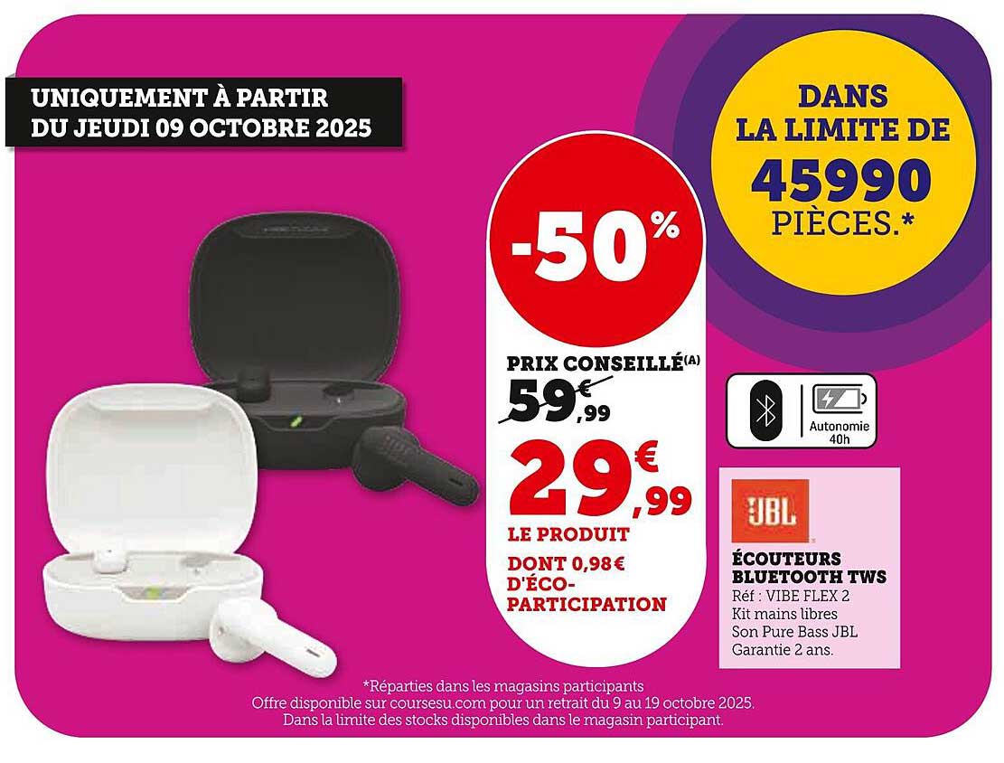 ÉCOUTEURS BLUETOOTH TWS