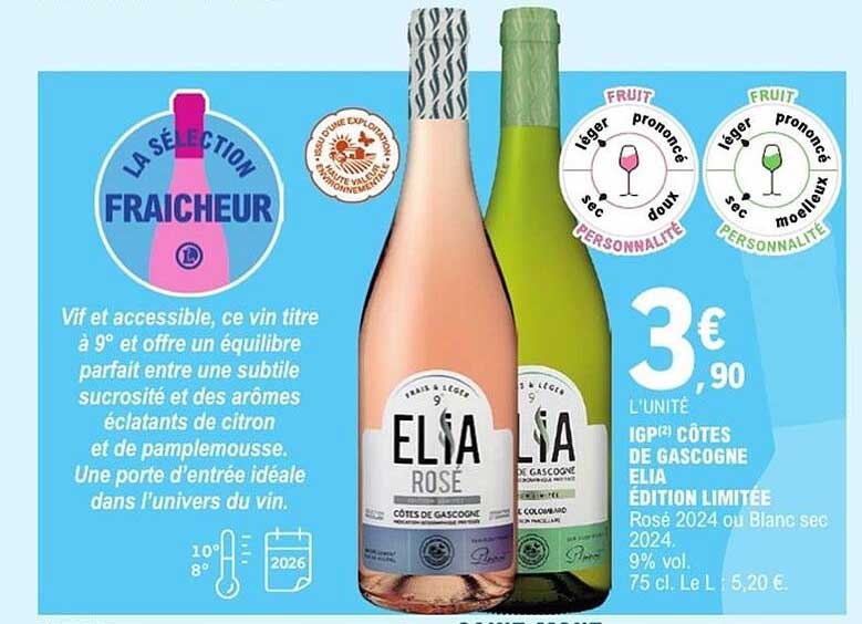 ELIA - Côtes de Gascogne Rosé 2024