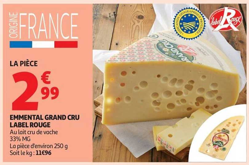 Emmental Grand Cru Label Rouge