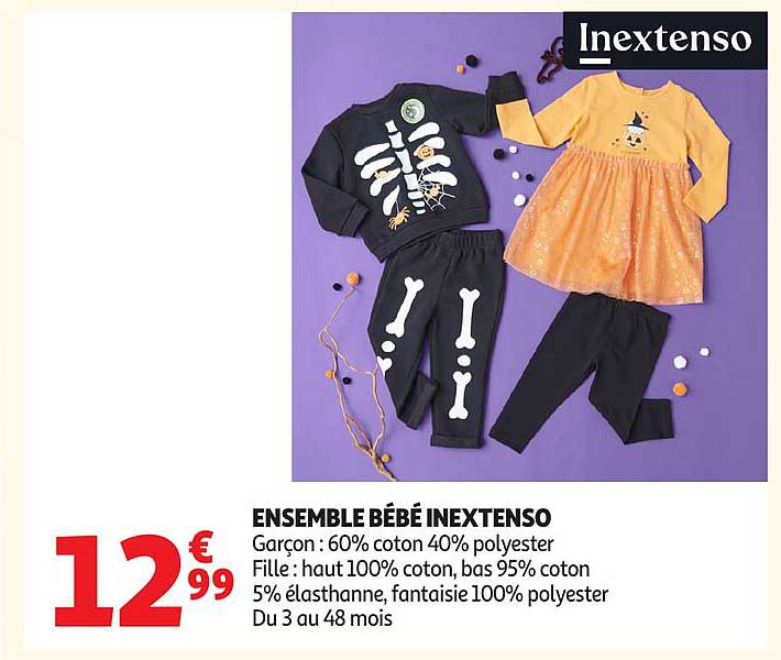ENSEMBLE BÉBÉ INEXTENSO