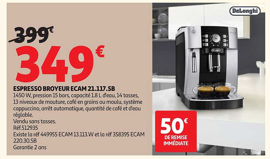 ESPRESSO BROYEUR ECAM 21.117.SB