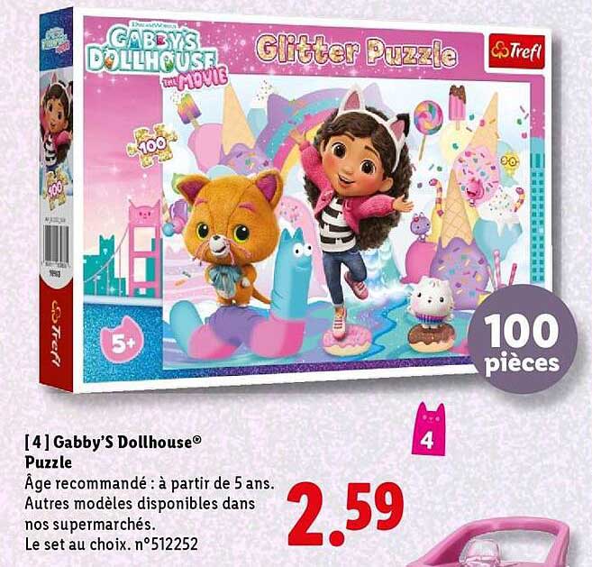 Gabby'S Dollhouse® Puzzle