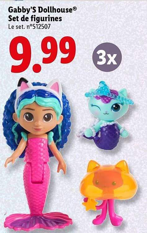 Gabby’S Dollhouse® Set de figurines