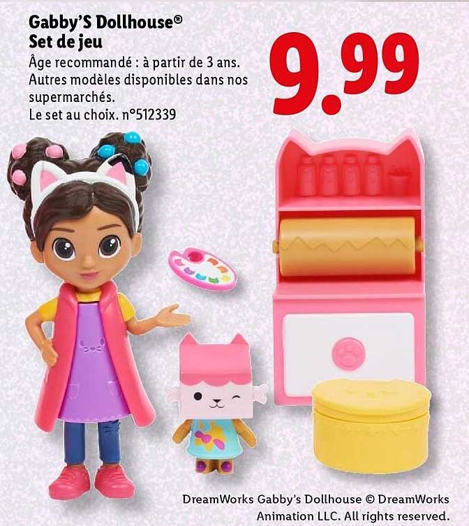 Gabby’S Dollhouse® Set de jeu